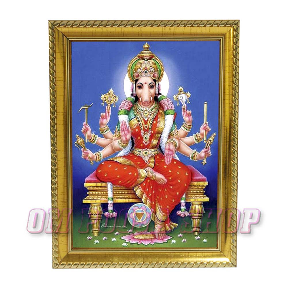 Varahi Devi Photo in Wooden Frame Buy online at less price