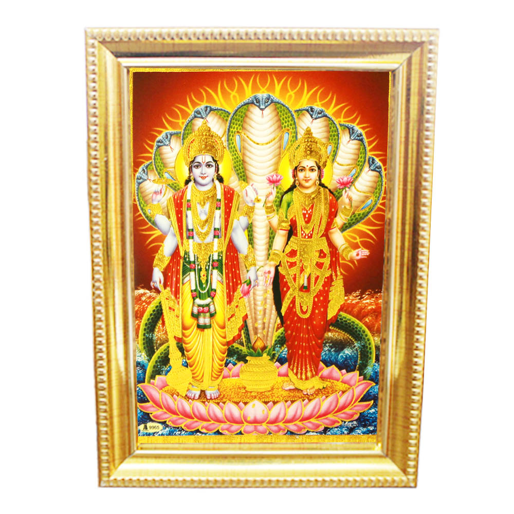 Vishnu Lakshmi in Photo Frame buy online from India at best price