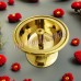 Classic Pure Brass Akhand Diya (Round Base)