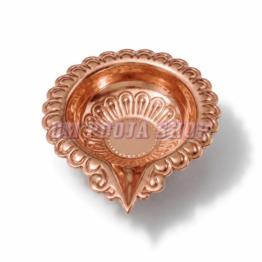 Divine Aura Designer Copper Diya