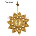 Eleven Diya Aarti with Handle in Brass