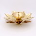 Lotus Diya in Brass for Temple Decor