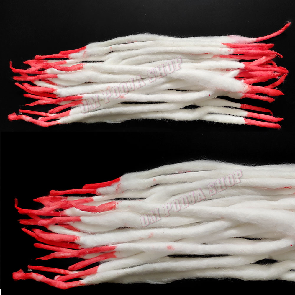 thumbnail image 2 of Round Cotton Wicks For Puja - Long-Lasting Batti For Diya Lamps & Aarti 2 of 12