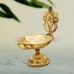 Sacred Shankh Design Brass Diya for Home Temple & Pooja