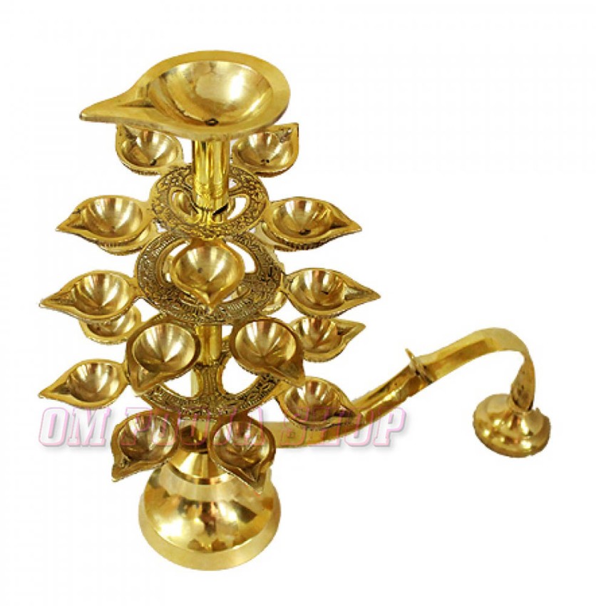 Step Aarti Diya in Brass