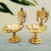 Divine Vishnu Shankha Chakra Brass Diya for Home Temple & Pooja
