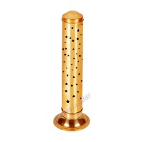 Tower Agarbatti Burner Holder in Brass