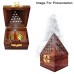 Wooden Pyramid Style Dhoop Burner (Holder) With Base Square and top Cone Shape