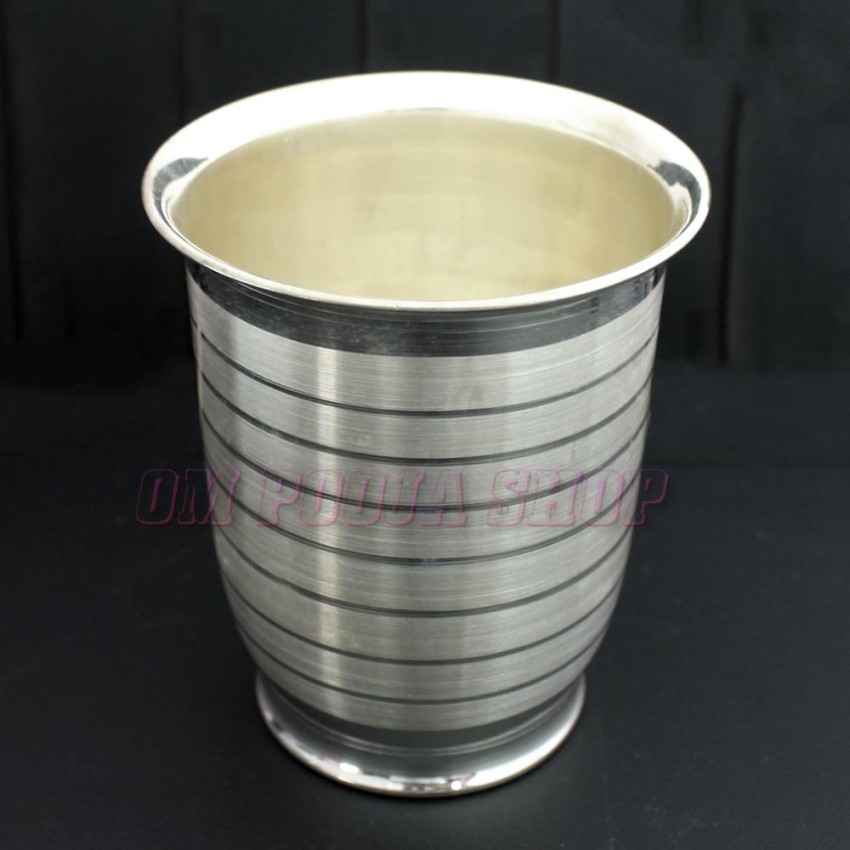 Puja Glass in Pure Silver for Pooja Room