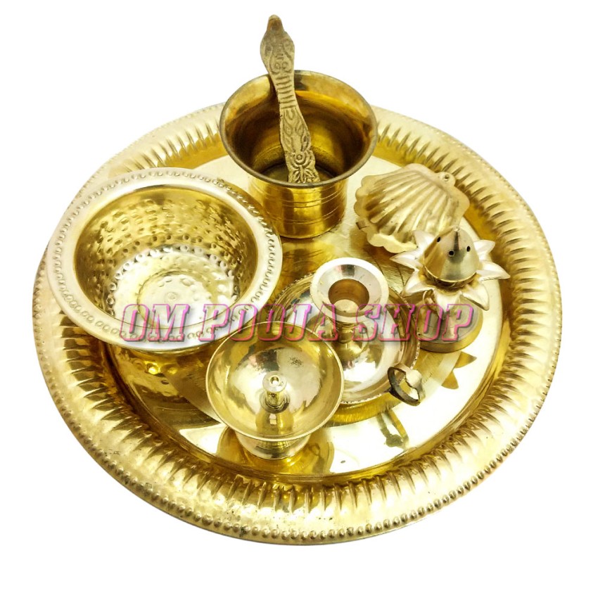 Arpan Offering Pooja Thali in Brass