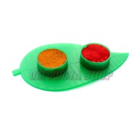 Paan Leaf Shaped Haldi Kumkum Container