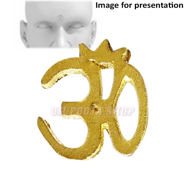 Aum Symbol Tilak Maker (Stamp) in Brass