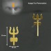 Forehead Trishul Tilak Maker Stamp in Brass - Design 3 - Size: 16x30 mm