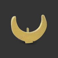 Half Moon Teeka | Ardha Chandra Tilak Stamp in Brass