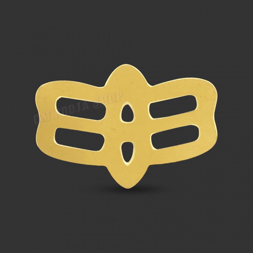 Lord Shiva Tripund Eye Tika Tilak Maker in Brass