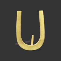 Golden Prabhuji Tilak | U Shape Tika Maker in Brass