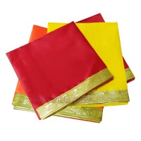 Satin Altar Cloth with Golden Border