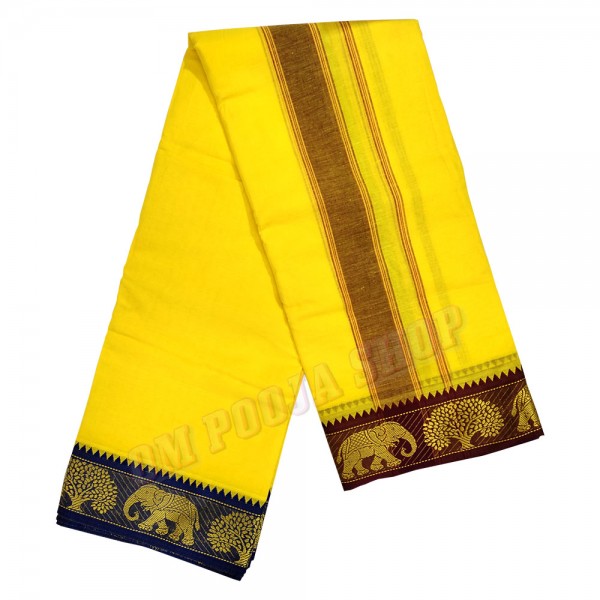 Dhoti (Vesti) and Angavastram with Wide Border