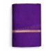 Purple Color Dhoti With Shawl in Silk with Golden Border
