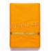 Royal Yellow Color Silk Dhoti With Angavastram with Golden Border