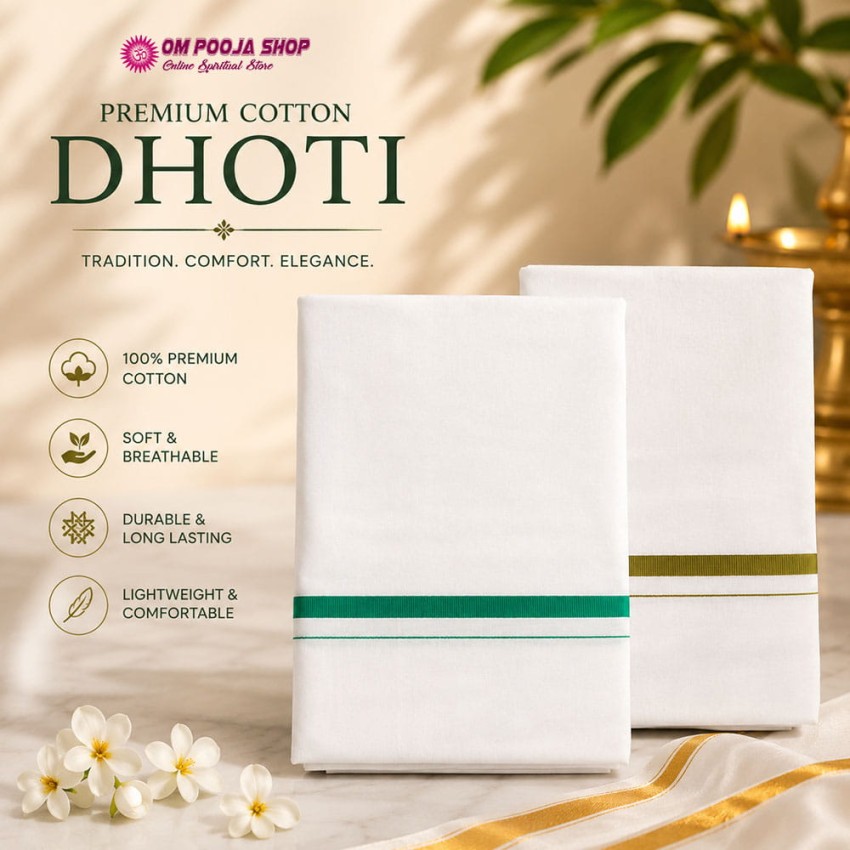 RamRaj White Cotton Dhoti for Men RamRaj White Cotton Dhoti for Men