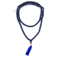 Blue Sunstone Beads Mala – 108+1 Beads