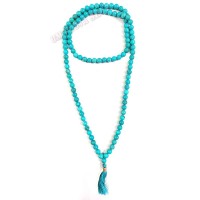 Healing Firoza Stone Mala 108+1 Beads - Protection & Positivity