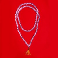 Round Crystal (Original Sphatik) Mala - 9 mm