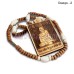 Swami Samarth Locket Tulsi Mala - 10.5 inches