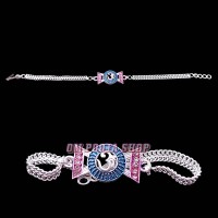 Spiritual Rakhi in German Silver