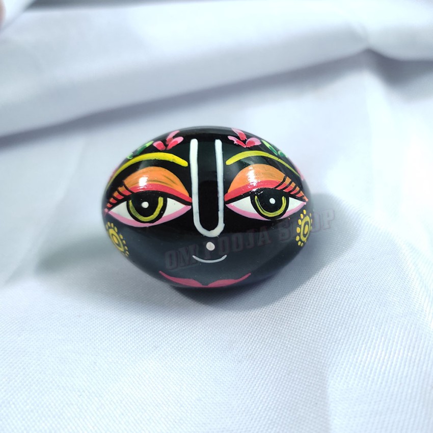 Laddu Gopal Painted Shaligram Stone
