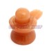 Shivling in Light Orange Jade Gemstone - 140 to 210 Grams