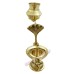 Nandimukh Yoni Base Shivling and Shaligram Abhishek in Brass