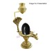Nandimukh Yoni Base Shivling and Shaligram Abhishek in Brass