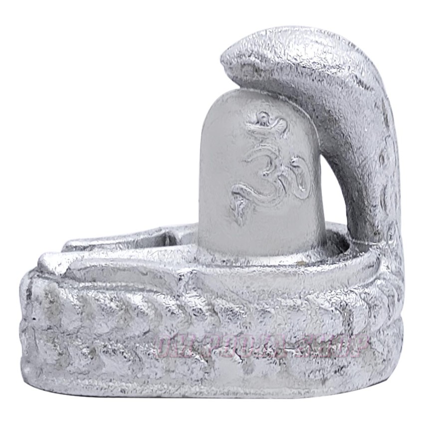Omkar Shivling with Snake in Siddha Parad - 78 Gms