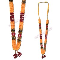 Festive Foliage Ribbon Garland Haar - 20 inches