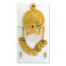 Golden Crown Necklace And Earrings set for Deity
