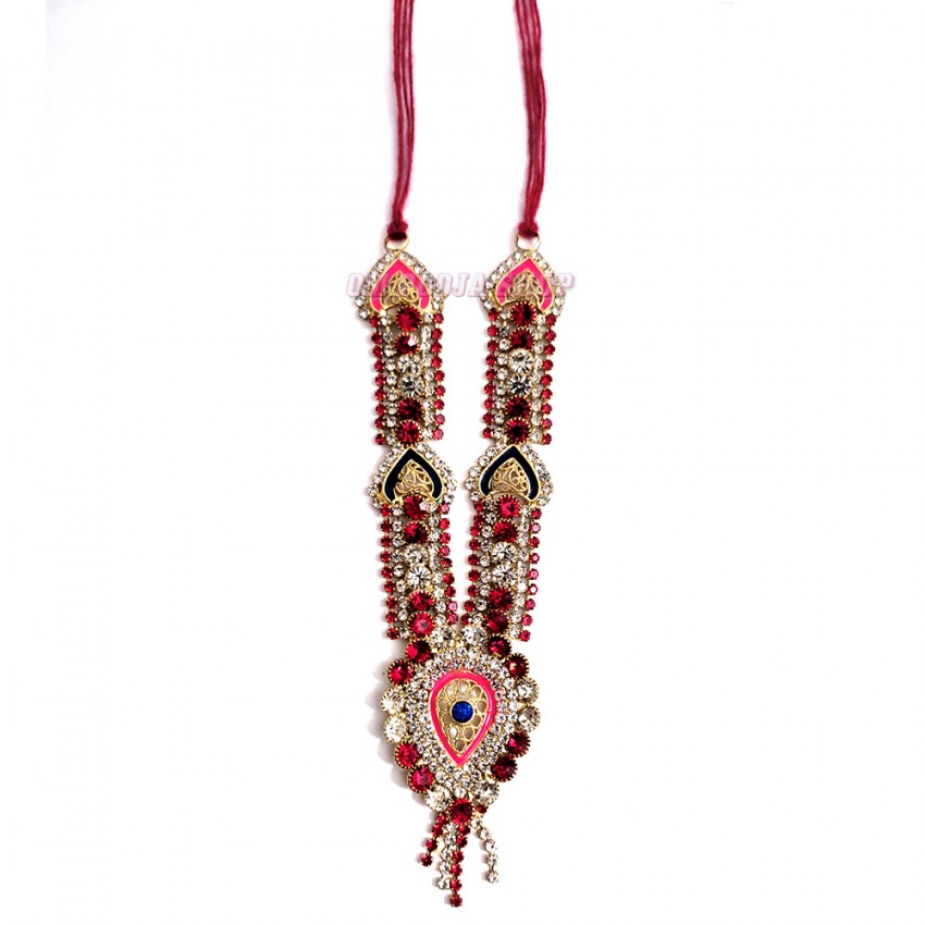 Stone Necklace Kanthi Haar for Deity Idol