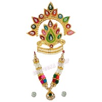 Mukut & Haar Jewellery Shringar Set for Goddesses & Shrinathji