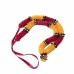 Red Orange Flowers Artificial Mala Garland - 18 inches