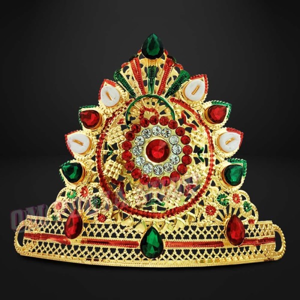 Deity Crown Mukut Size- 5 x 6 inches