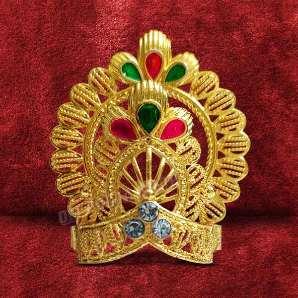 Divine Golden Stone Studded Crown
