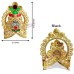 Multi Color Golden Crown for Statue - Size: 2x3.75 inches