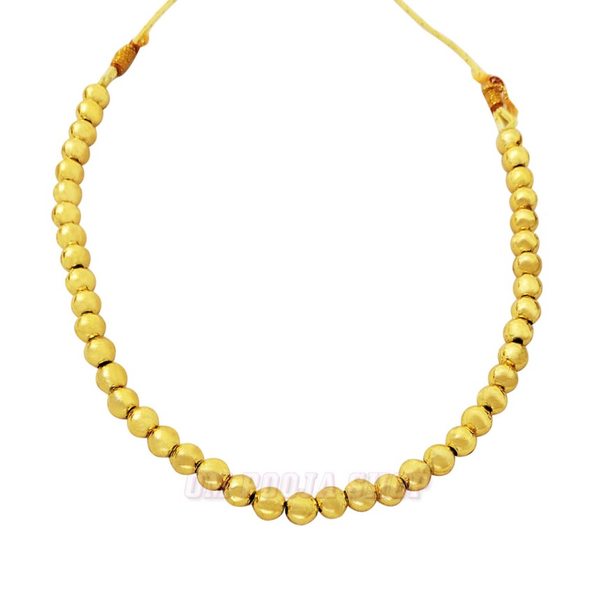 Golden Moti Haar (Necklace Jewelry)