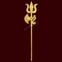 Golden Parshu for Ganesha Statue Decor - 10 Inches