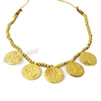 Laxmi Embossed Gold Plated Haar