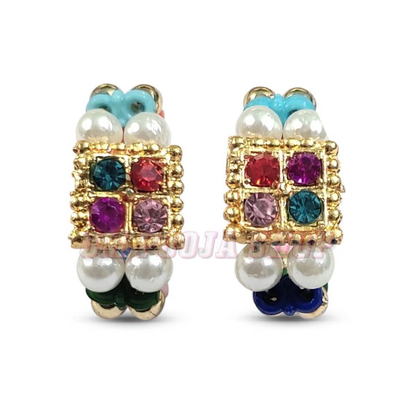 Krishna Pearl & Stone Bajuband Armlet for Laddu Gopal (Set of 2)