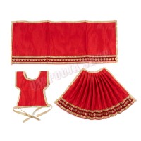 Divine Mata Radha & Other Goddess Dress Set for Idol Shringar
