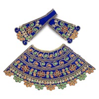 Stone Leghanga Dupatta with Designer Border - 6 inches