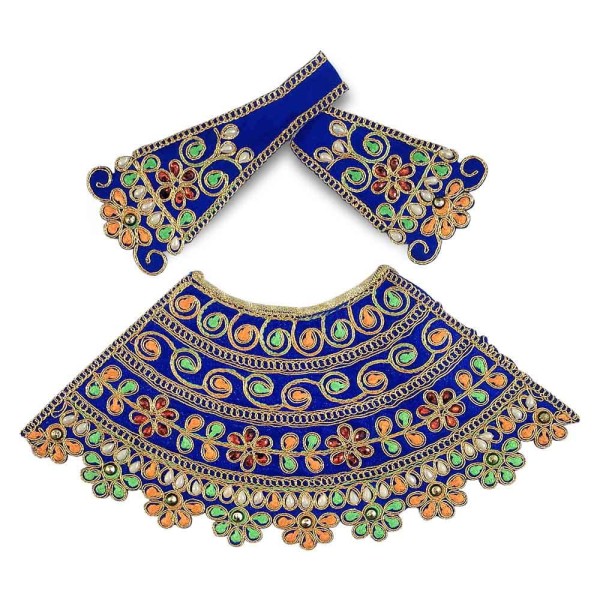 Stone Leghanga Dupatta with Designer Border - 6 inches